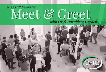 meet and greet with OFTC president, Erica Harden.