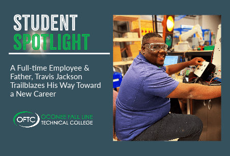 Travis Jackson, Electrical Control Technology student