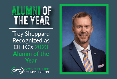 Trey Sheppard, OFTC 2023 Alumni of the Year