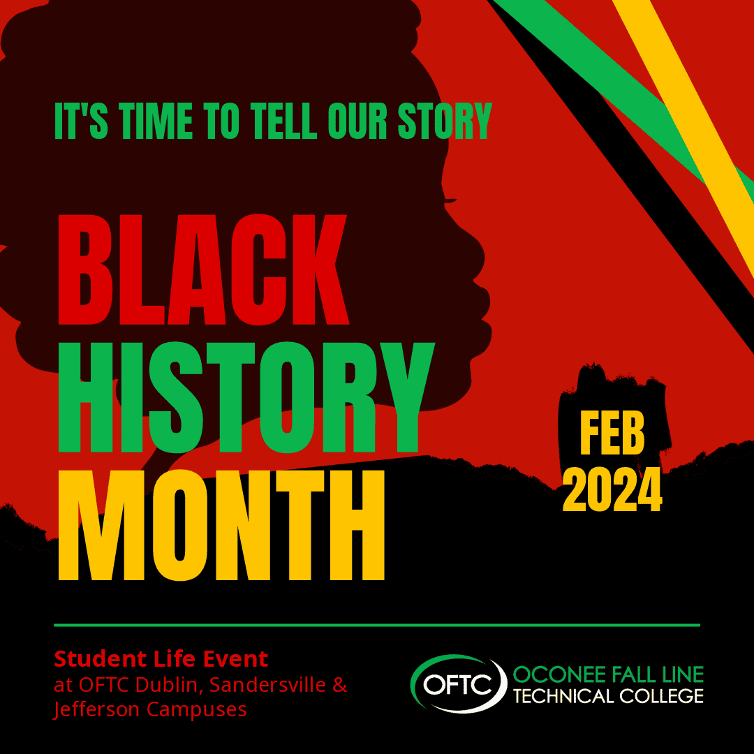 AY24 Black History Month Student Life Event "It's Time to Tell Our Story"
