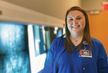 Alexandra McLendon quickly realized she wanted to become a radiologic technologist.