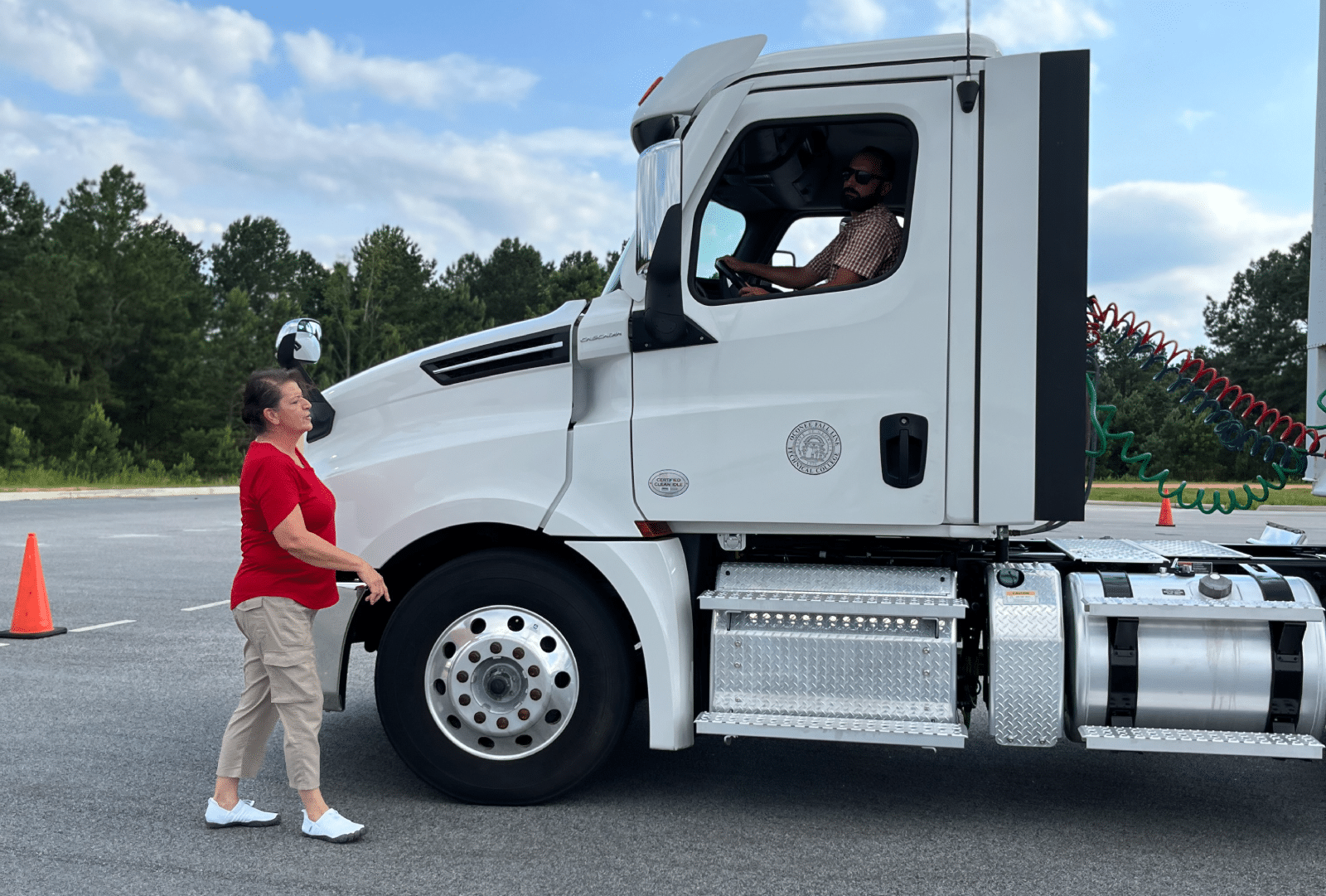 Commercial Truck Driving image